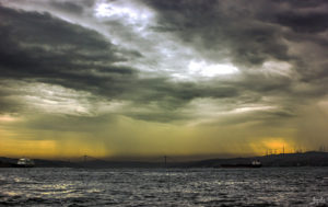 Blick in die Ferne am Bosporus