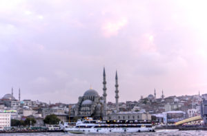 Moschee am Tag Bosporus