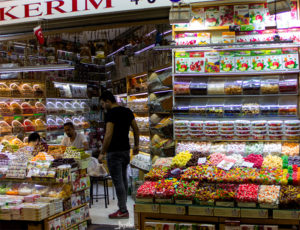 Süßigkeitengeschäft in Instanbul