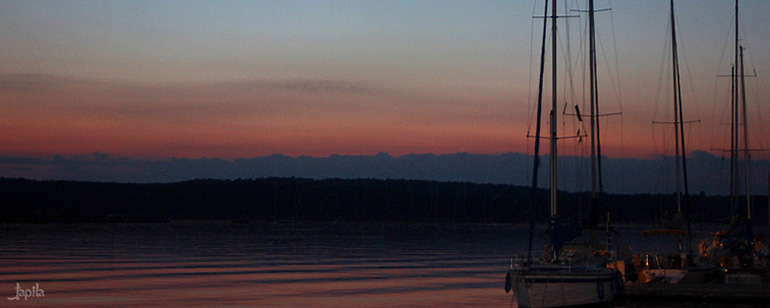 Boote am Abend Vorschau