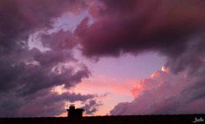 Lila Wolken
