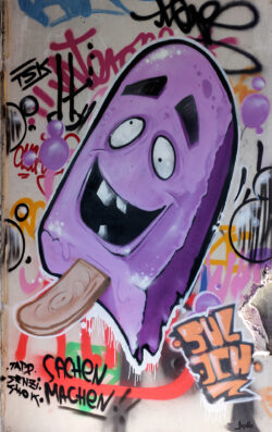 Eis-am-Stiel-Graffiti