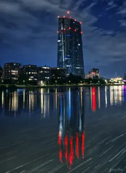 Frankfurt am Main bei Nacht