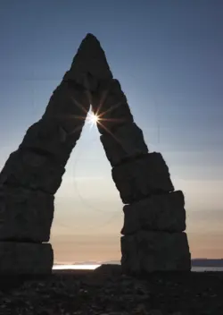 Arctic Henge in Raufarhoefn auf Island