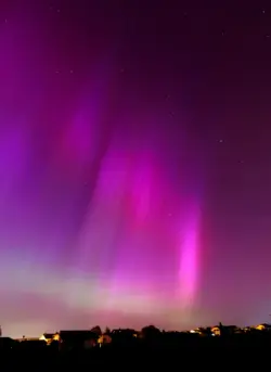 Nordlichter in Südhessen im Mai 2024