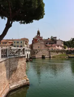 Blick auf die Stadt Rimini