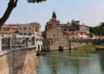 Blick auf die Stadt Rimini