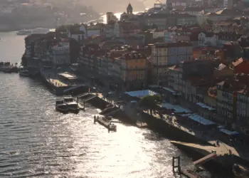 Porto im Licht der untergehenden Sonne